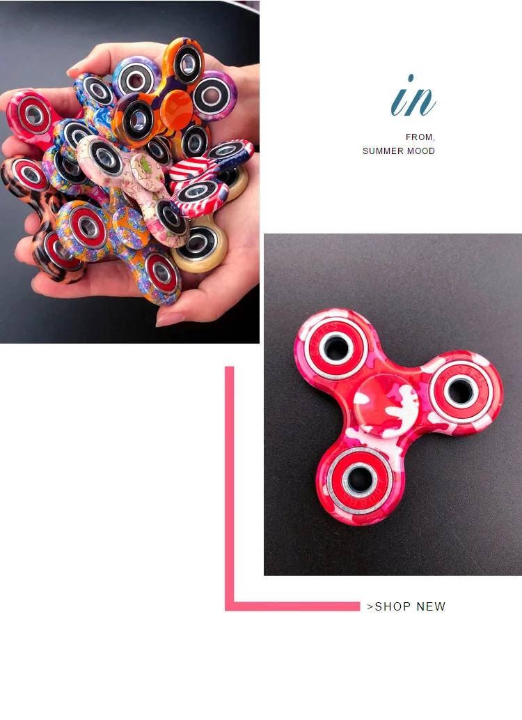 Смешанные Цвет случайный SendFidget Spinner высокое качество EDC, ручная Вертушка для аутизма и ADHD Анти-Стресс стресс колесо забавные игрушки