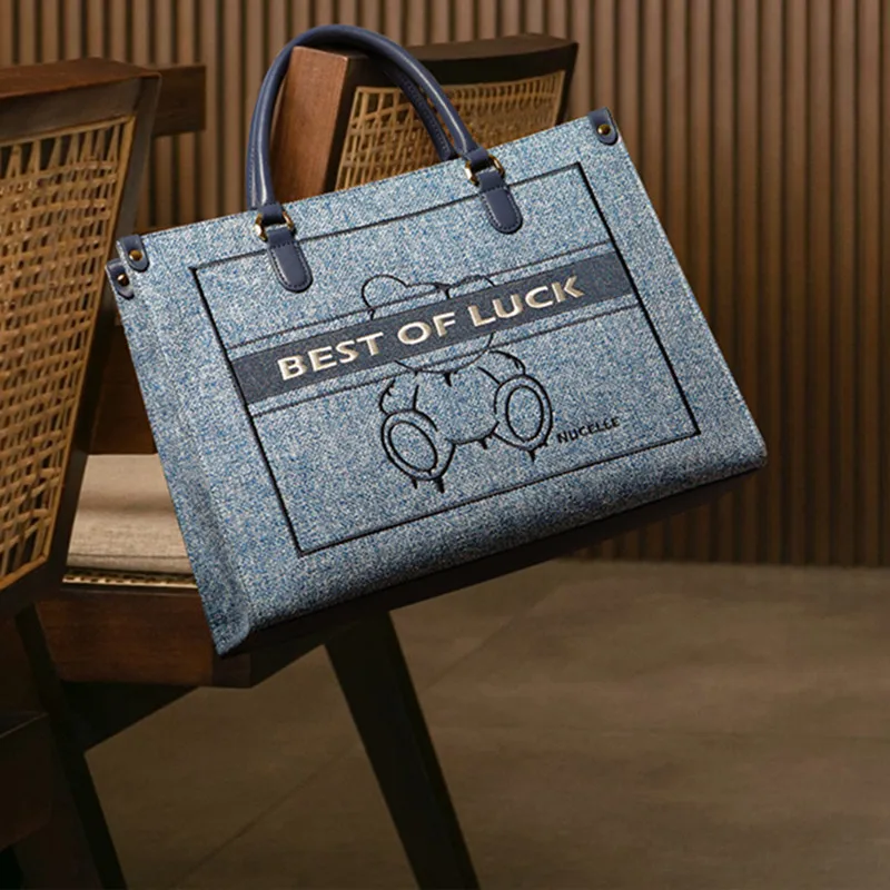 Infinite Charm Ladies High end Tote Bag 2021 New Large capacity Retro