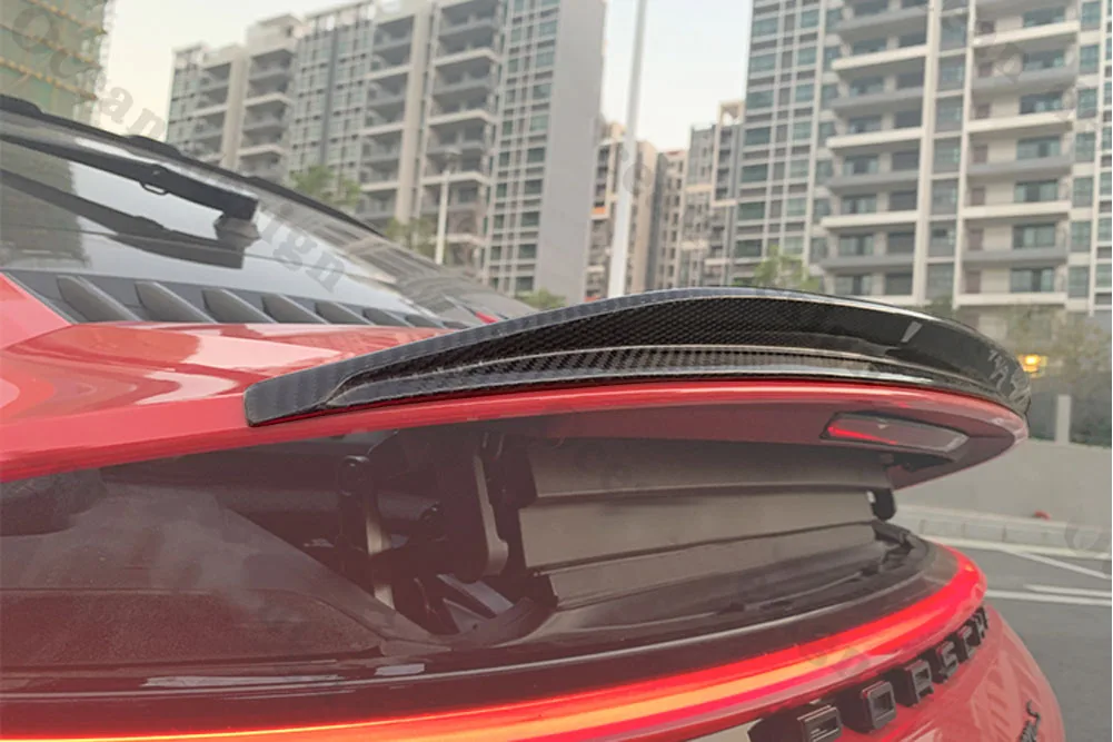 Задний спойлер Carrera 911 992 подходит для Porsche 911/992 учить Aero Styling заднего багажника