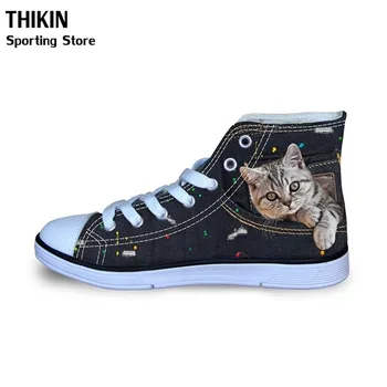 

THIKIN Cowboy Animal Sports Shoes for Kids Daily Walking 3D Printing Children Sneaker Outdoor Girls Boy Causal Running Shoes