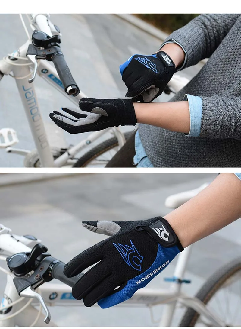 ROBESBON бренд ZT06 мужские велосипедные перчатки противоударные MTB половина пальцев спортивные перчатки женские дышащие Верховые велосипедные перчатки