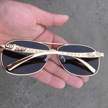 

Vazrobe Brand Glass Sunglasses Men Brown Sun Glasses for Man Natural Crystal Lens Anti Eye Dry Scratch Luxury Men's Eyewear