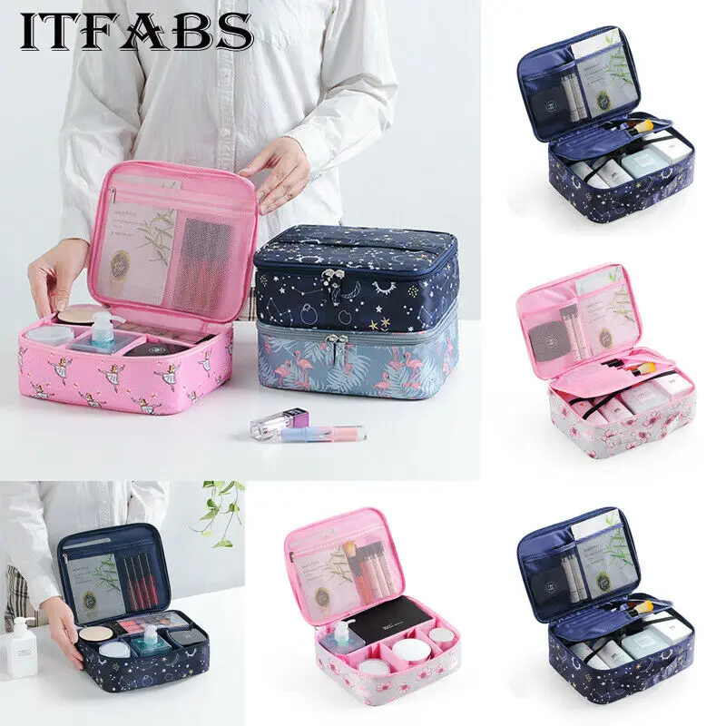 

Multifunction Large Mak Up Bag Vanity Case Cosmetic Nail Tech Storage Beauty Box