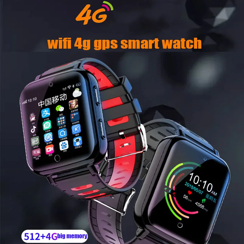1000 мАч большая батарея gps часы студенческие мальчик девочка WiFi 4G hd камера Android