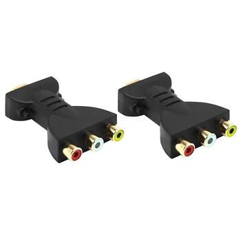 

HDMI to AV Converter, HD Hdmi to Av 3Rca Adapter, HDMI to AV Red, White and Yellow Adapter (Two Packs)