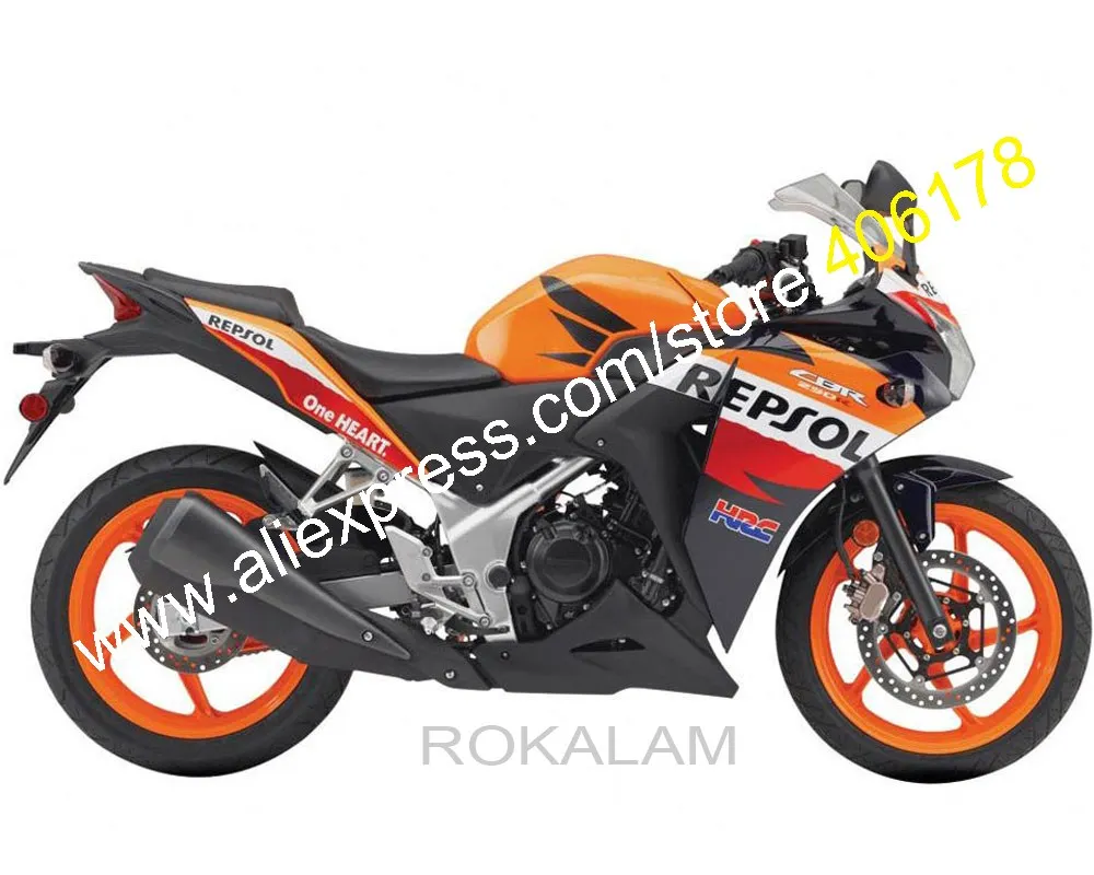 Мотоциклы для Honda CBR250RR MC41 11 12 13 14 CBR250R 2011 2012 2013 2014 CBR 250R ABS Обтекатель Kit (литья под