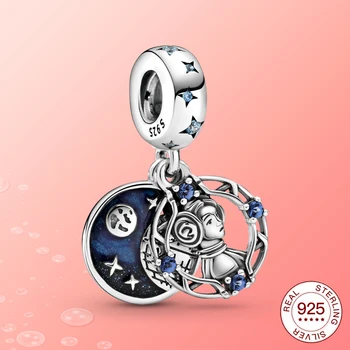 

2020 NEW 925 sterling silver princess badge charm Interstellar war series Fashion Jewelry Suitable for Women To Wear
