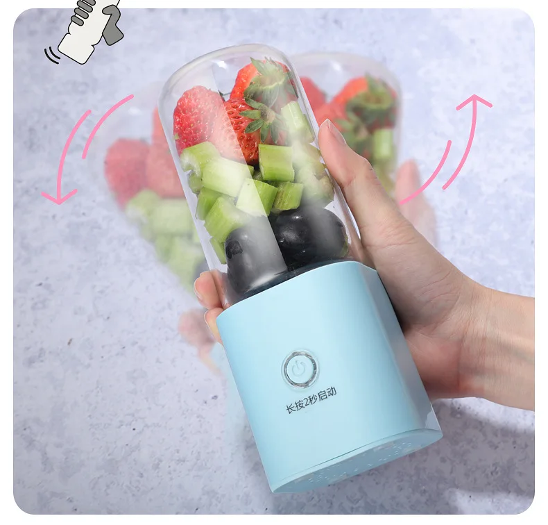 Juice Extractor USB Juice Machine Portable Household Mini Electric Charging Mixer Zhongshan Electrical Appliance Promotional Gif