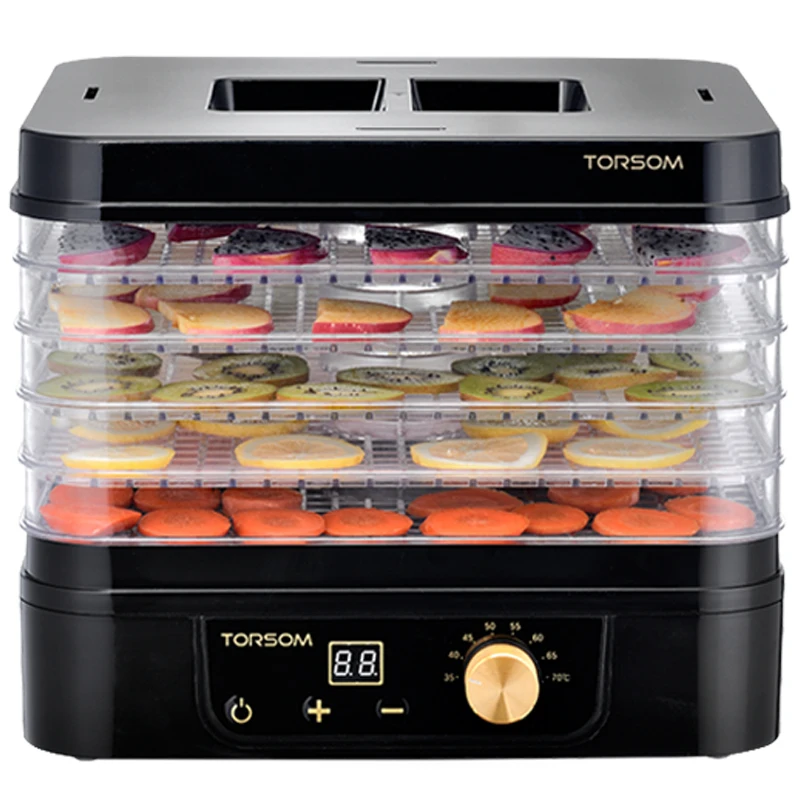 

Dried Fruit Machine Food Dryer Food Dehydration Dryer Dehydrator Fruit Vegetables Dried Meat Small Smart Booking LCD Monitor