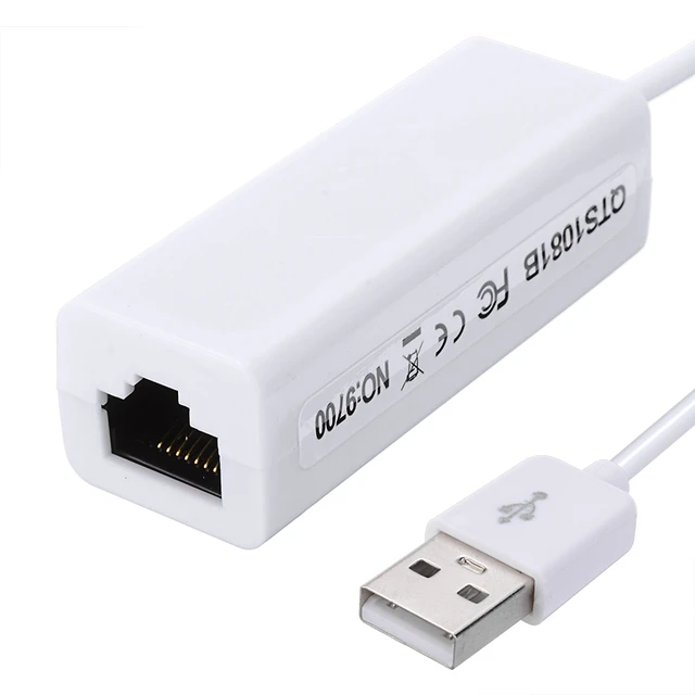 Câble adaptateur Ethernet RJ45 - USB 2.0