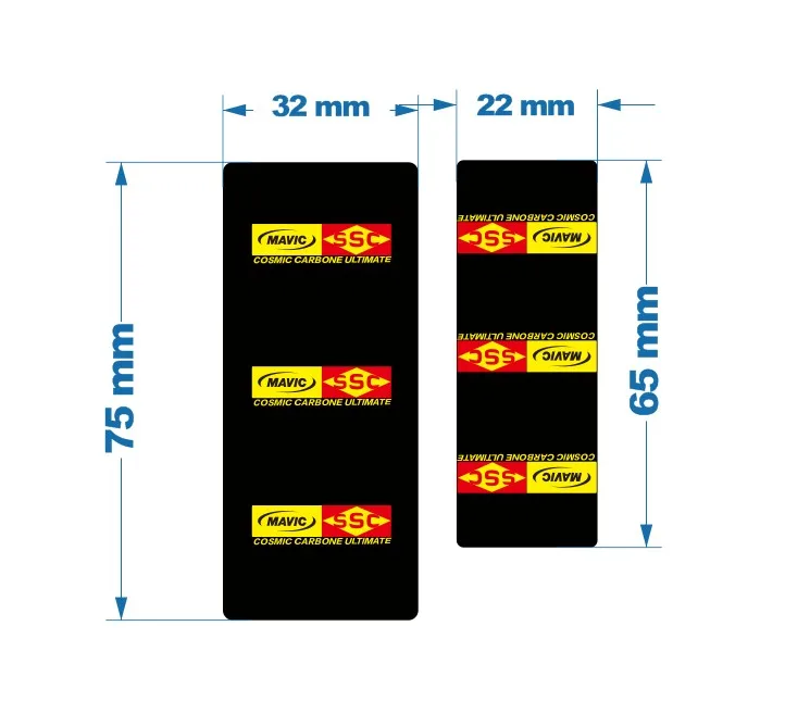 READU ccu road bike hubs stickers Wheels Hubs Stickers Unreflective Glossy Decoration Front And Rear Hubs Stickers Bike Sticker
