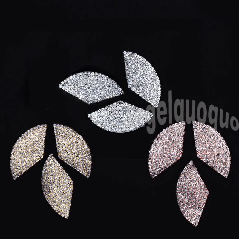 Car Steering Wheel Emblem 3D Rhinestone Logo Sticker With Diamond Decoration for Mercede Benz A/B/C/E/GLA/CLA/GLC/GLK/GLE series
