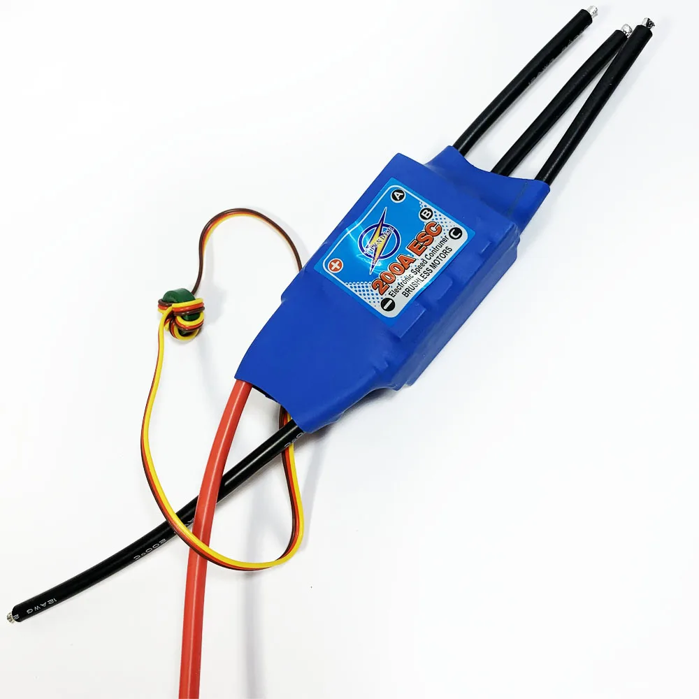 200A бесщеточный двигатель ESC Скорость управления 5 V/3A BEC Outrunner бесщеточный двигатель ESC BEC 200A
