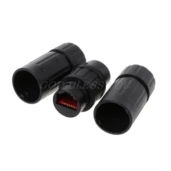 

Lan Coupler RJ45 Waterproof Install Adapter Female to Female Jack Inline Connector Extender Protector Plug Cable Outdoor