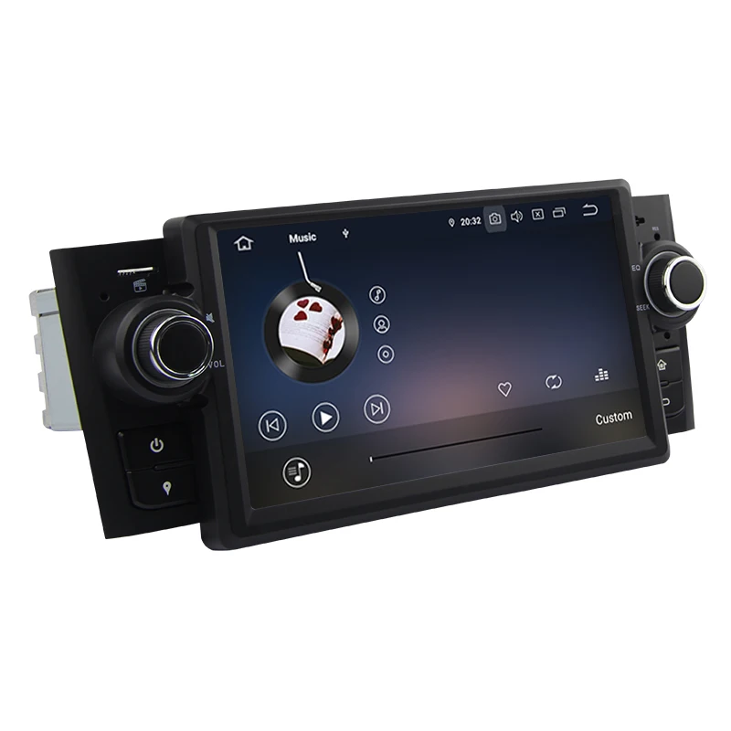 Cheap Android 9.0 Octa Core 4G RAM 64G ROM GPS Navigation 7 " Car DVD Multimedia for Fiat Grande Punto/Linea 2007-12 with Radio/BT/RDS 2