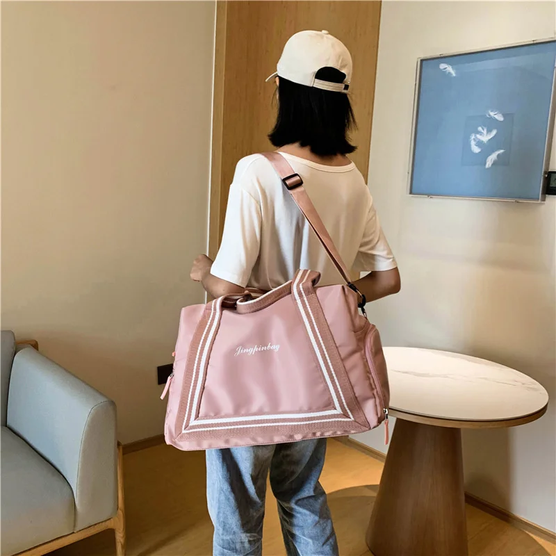 Large Capacity Fitness Bags Women Yoga Bag Separate Dry And Wet Sports Gym Bag With Shoes Bag Travel Bag For Luggage Weekend Bag 6