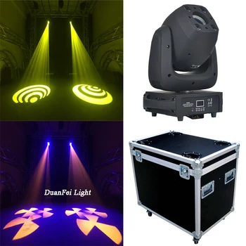 

With Flycase 6 pcz 100W LED Spot Moving Head Light with led wash rgbw 4x10w spot wash led gobo moving lyres