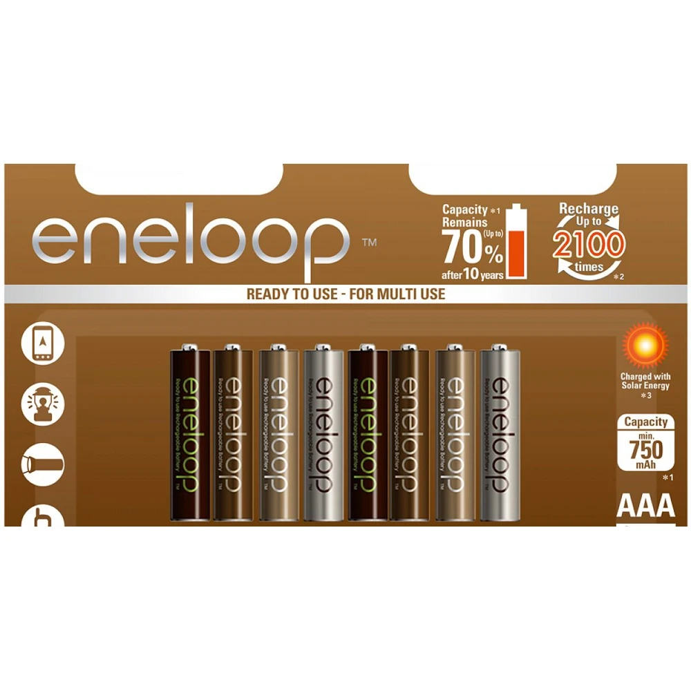 Аккумуляторы Panasonic eneloop(AAA) BK-4MCCE/8UE