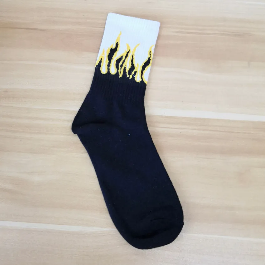 1 Pair Новинка, модные мужские носки в стиле хип-хоп,, яркие носки для катания на лыжах, красный фонарь,, теплые хлопковые носки для уличного скейтборда - Цвет: 1 Pair