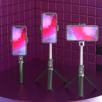 

3 in 1 Wireless Bluetooth Selfie Stick Mini Tripod Extendable Monopod Universal For iPhone For Samsung/Huawei Christmas Gift