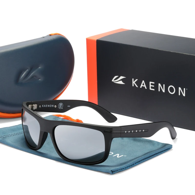 Tanio TR90 rama Kaenon spolaryzowane okulary mężczyźni lustrzane