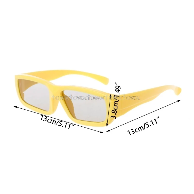 Children Size Circular Polarized Passive 3D Glasses For Real D 3D TV Cinema Movie S11 19 Dropship