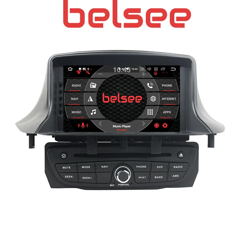 Автомобильный Радио Belsee Android 10 навигация Мультимедиа DVD Renault Megane MK3 3 III Fluence 2009 2010 2011