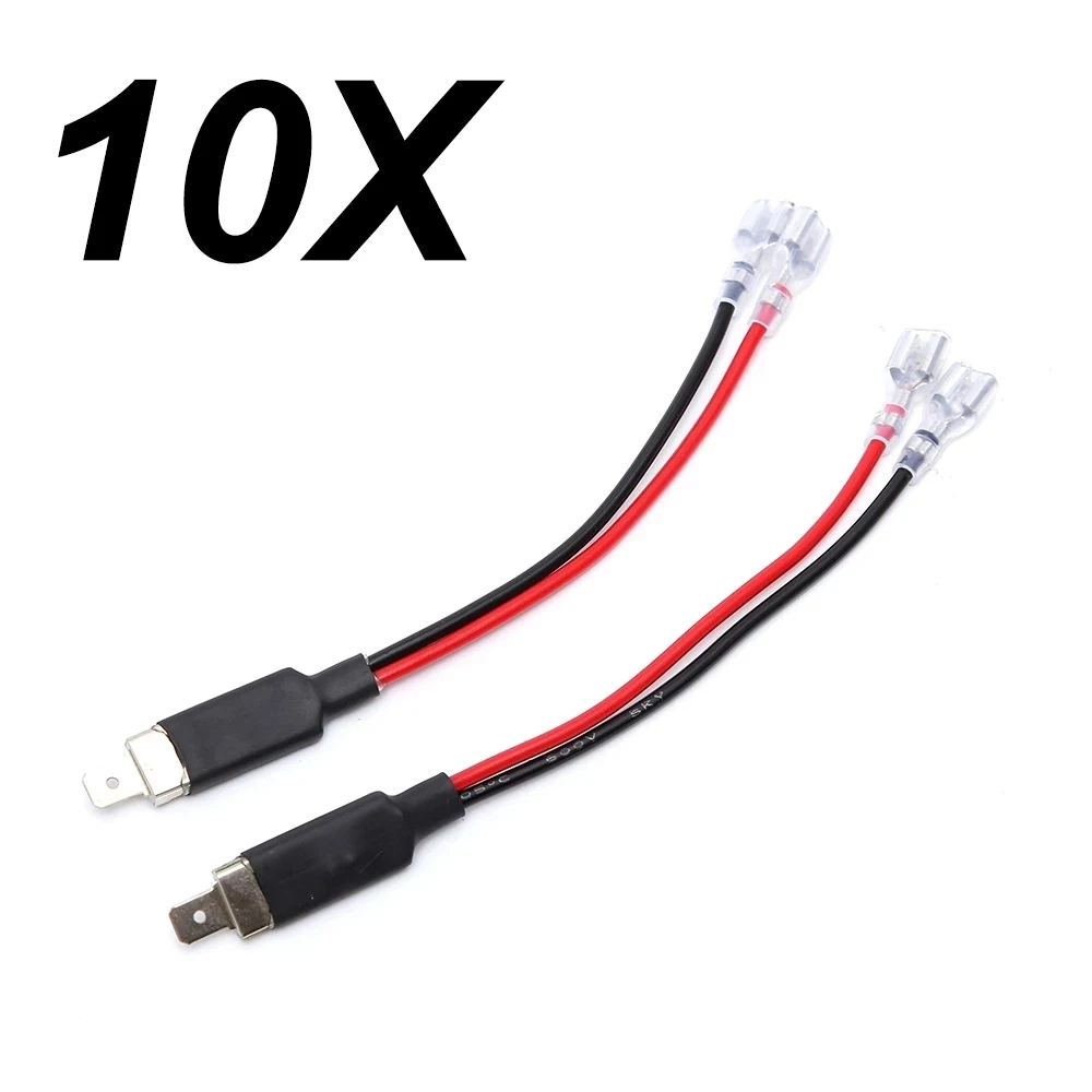 

10X LED H1 Replacement Single Converter Wiring Connector Cable Conversion Lines Adapter Holder HID Headlight Bulb Accessories