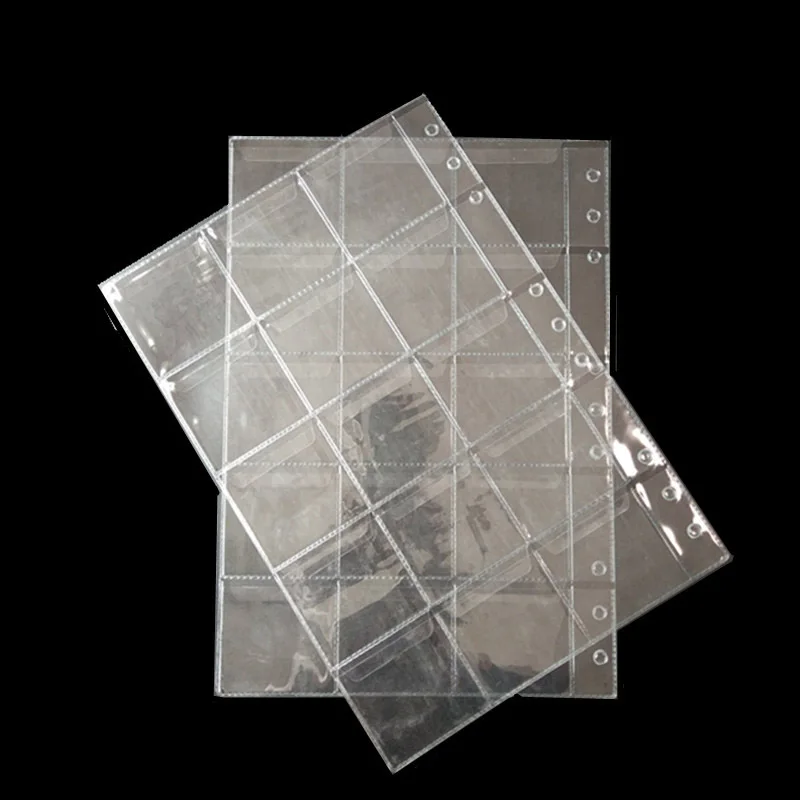 

Альбом для коллекции монет, 10 шт., книга для коллекционирования монет с 9 отверстиями, 15/24 карманов, защитные прозрачные держатели для монет