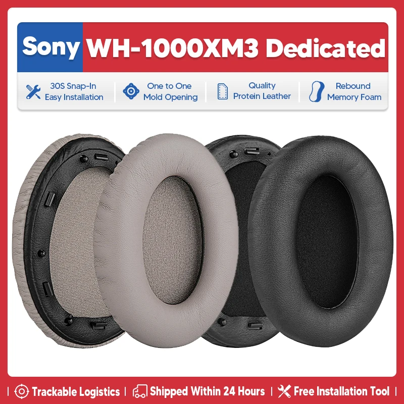 Сменные амбушюры из пены с эффектом памяти для наушников Sony WH-1000XM3 WH1000XM3 WH 1000 XM3 |