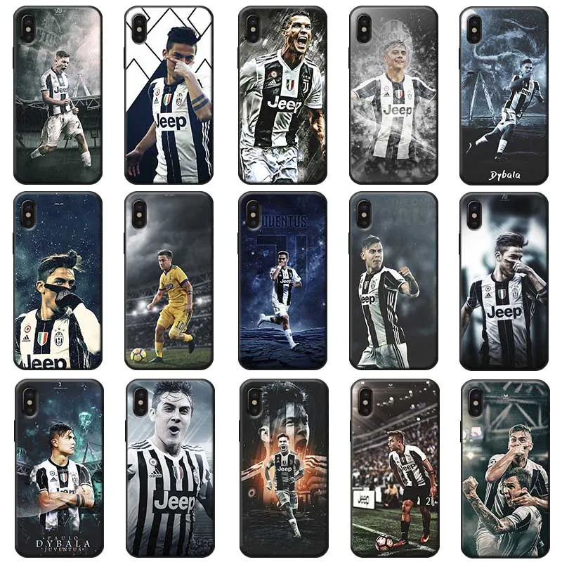 

Paulo Dybala star Soft Silicone Phone Case for iPhone X XS MAX XR 7 8 6 6S plus 5S SE