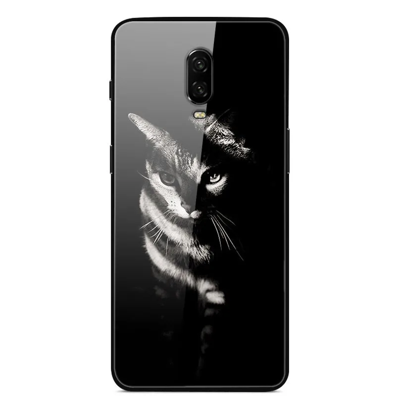 21 Закаленное стекло Чехол для Oneplus 6T Чехол One plus 6T Силиконовая рамка Жесткий ПК Красочная задняя крышка Для Oneplus 6T 1+ 6T Чехол для телефона - Цвет: 21
