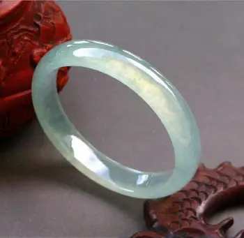 

cuff NATURE BEAUTIFUL women sweet white charm Silk yu bangle bracelet luck 56-64MM