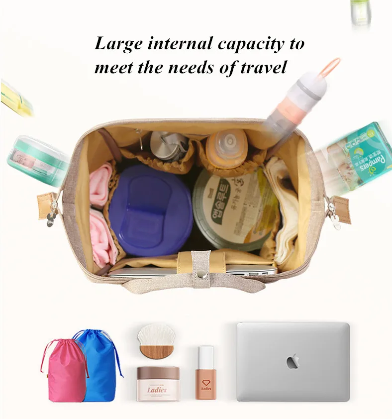 Сумка для подгузников disney, рюкзак с USB изоляцией для бутылочек, сумки с Минни и Микки, большая вместительность, сумка для путешествий, Оксфорд, для кормления ребенка, для мам