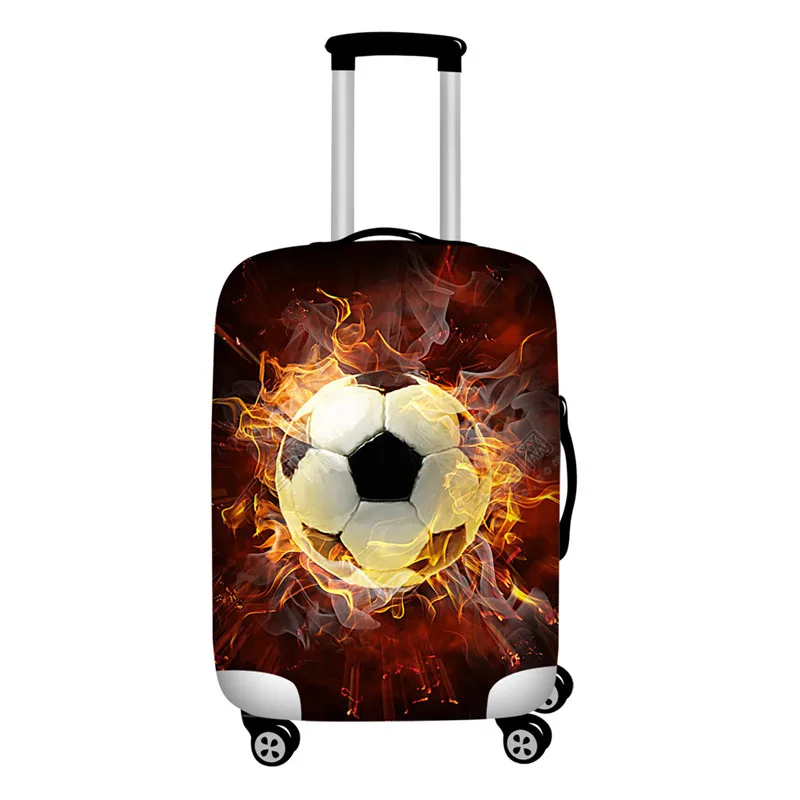 Footbly чемодан защитный чехол для дорожного чемодана Soccerly Эластичный Чемодан На Колесиках Пыленепроницаемая туристическая принадлежность - Цвет: Z4956