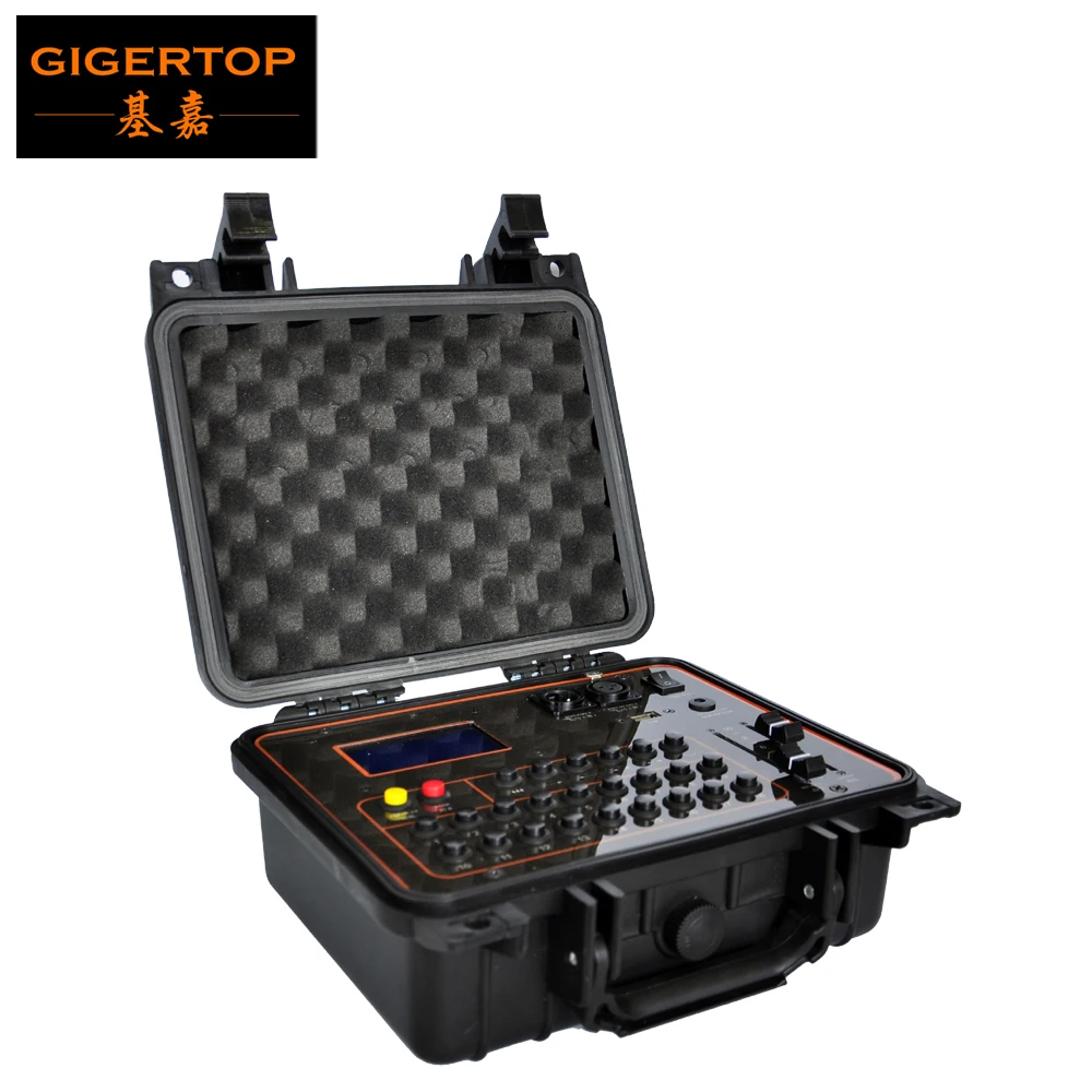 Professional Cold Firewporks Machine DMX Controller Support Cable/2.4G Wireless 2in1 Function Build In Spray Effect CE ROHS | Освещение