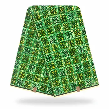 

2020 Hot Selling 6 Yards 100% Cotton African Wax Clothing Real Wax Ankara Wax Style for Patchwork Sewing Wedding Dress