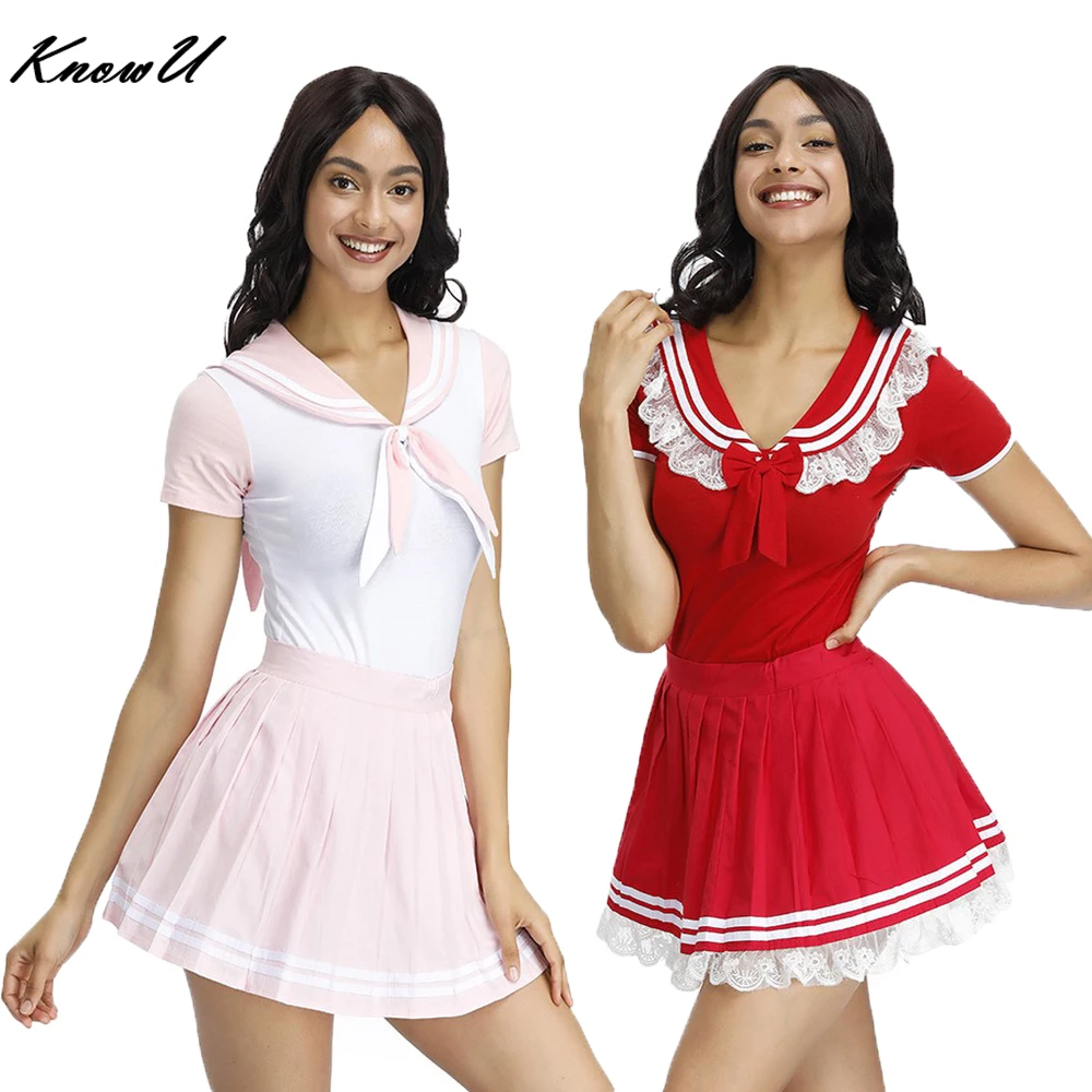 KnowU Women ABDL Cotton Onesie Pajamas Romper Crotch Ddlg Sexy Lingerie Uniform Maid | Тематическая одежда и униформа
