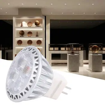 

6Pcs 12V 3W MR11/GU4 LED Light Bulb PC+Aluminum Alloy Low Pressure Spotlight For Jewelry Exhibition Energy Saving Home Lighting