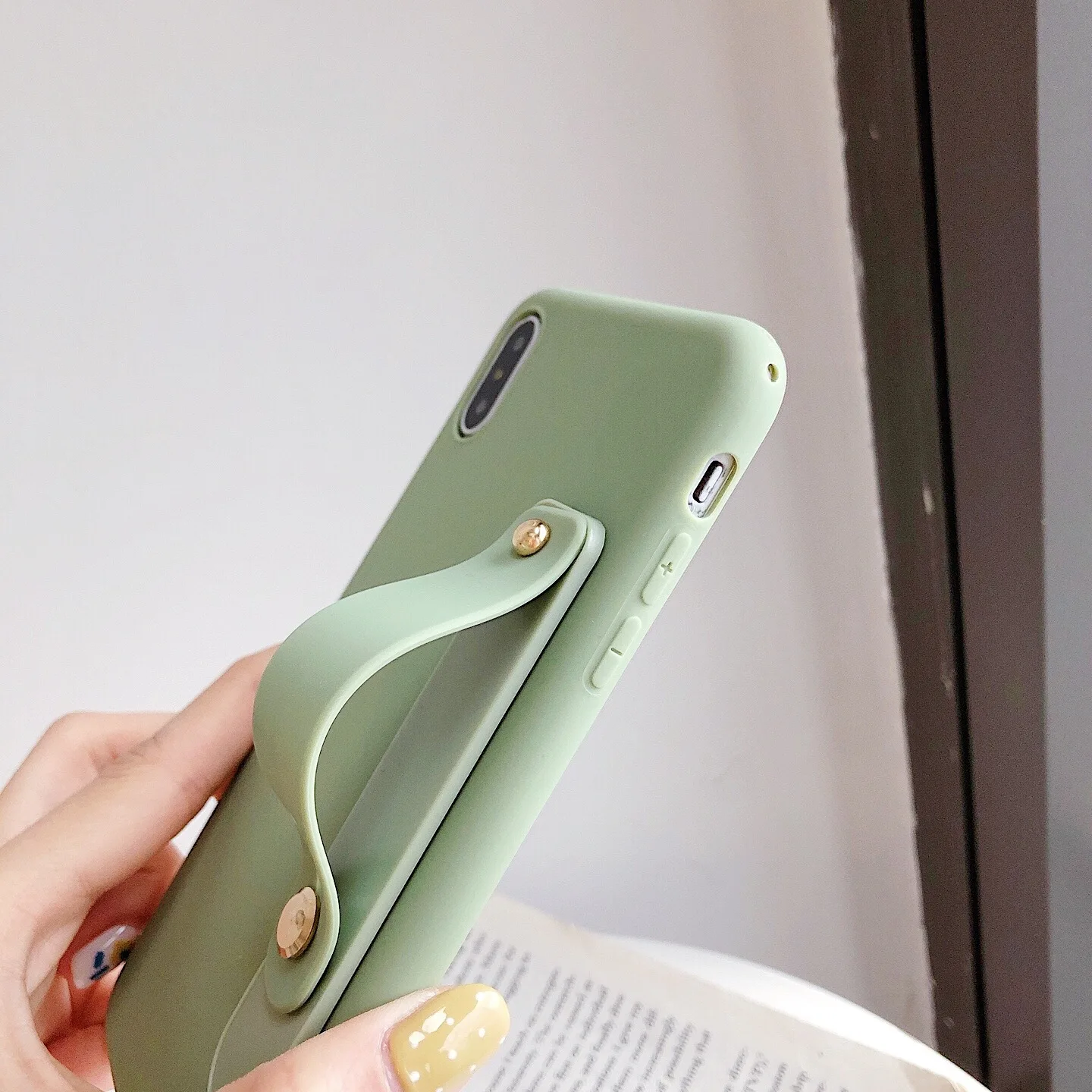 Простой матовый чехол подставка для телефона Motorola Moto G7 power G6 Plus G5S G5 E5 Play E4 + X4 C
