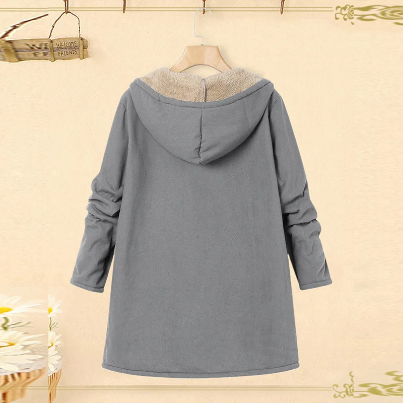 5XL куртка женская осенняя и зимняя свободная с длинным рукавом с капюшоном Повседневная куртка женское пальто с длинным рукавом Одежда