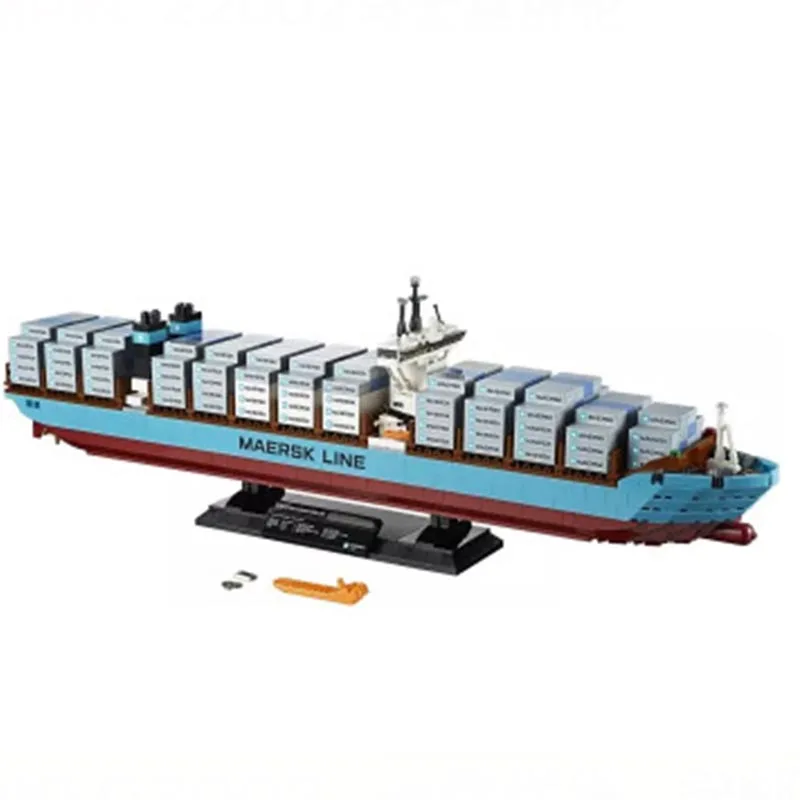 

1518pcs Creator Expert Maersk Line Triple-E Freighter Cargo Ship 22002 Model Building Blocks Gifts sets kids gift