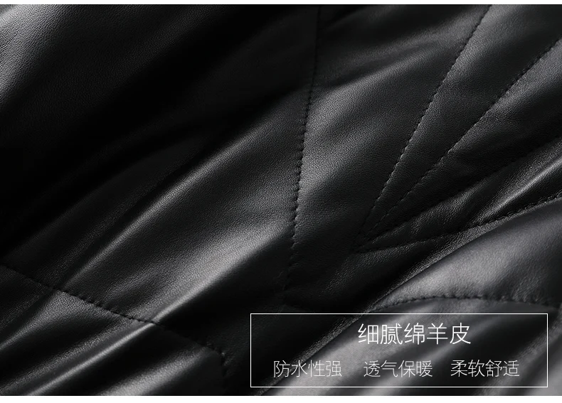 Куртка из натуральной кожи с воротником из лисьего меха, осенне-зимнее пальто, женская одежда, корейский винтажный женский пуховик из овчины T4790