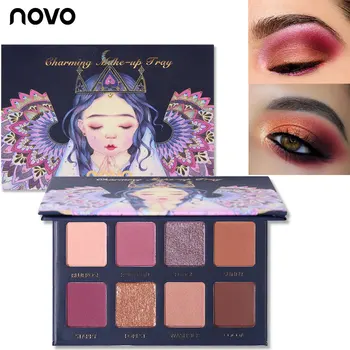 

8 Color Matte Shimmer Fantasy Eyeshadow Palette Waterproof Nude Eye Shadow Beauty Glitter Eye Makeup NOVO Woman Cosmetics Kit