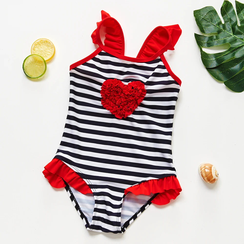 2019 Girls bikini Swimsuit Summer One Piece Girls' Star Swimming Suit 3~14Year Swimwear Children Beachwear SW103|Комбинезоны| |