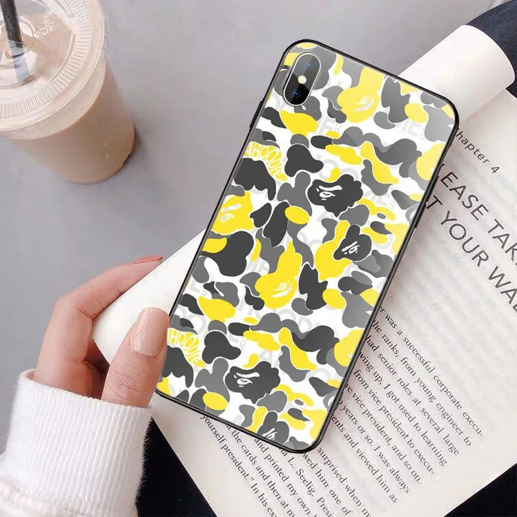 A3 Камуфляжный мягкий черный чехол для телефона ape man для iPhone 11 pro XS MAX 8 7 6 6S Plus X 5 5S SE XR чехол - Цвет: A3