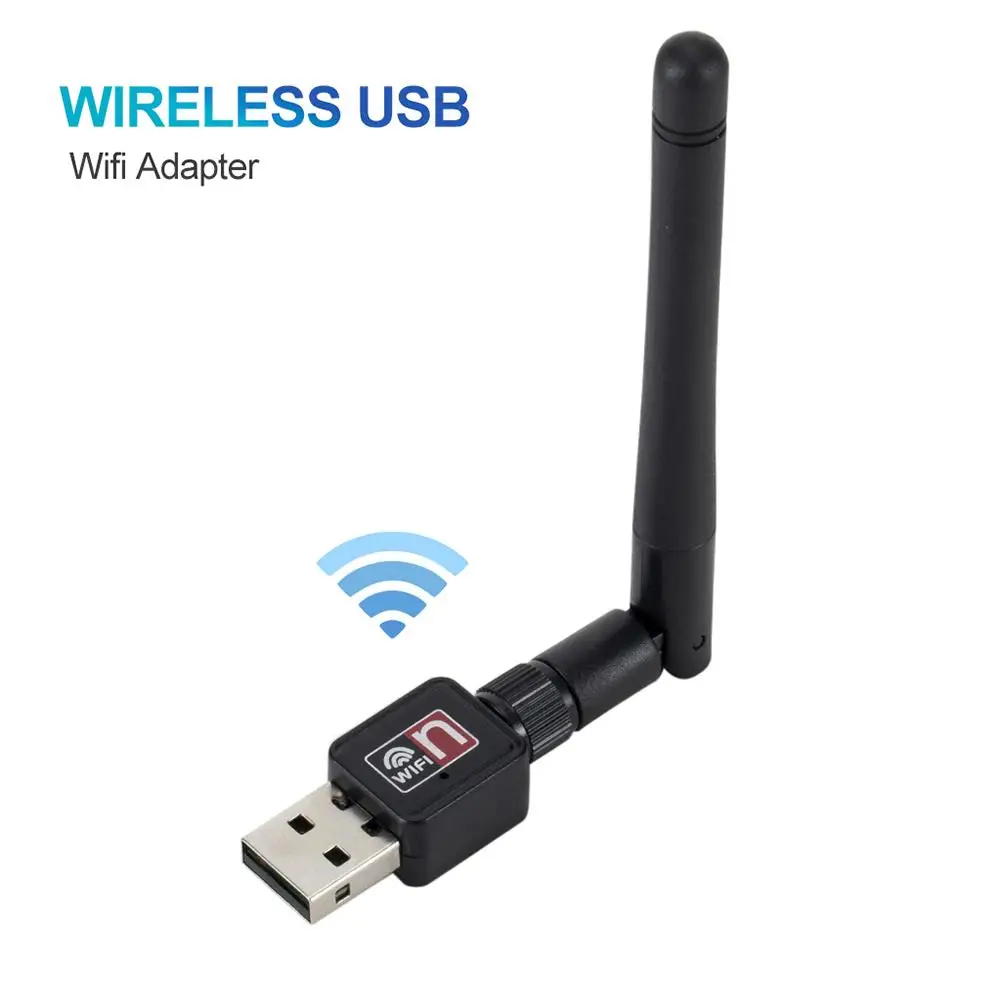 Wireless 150mbps Usb Wifi Adapter Pc Lan Card Dongle With Antenna - Network Cards - AliExpress