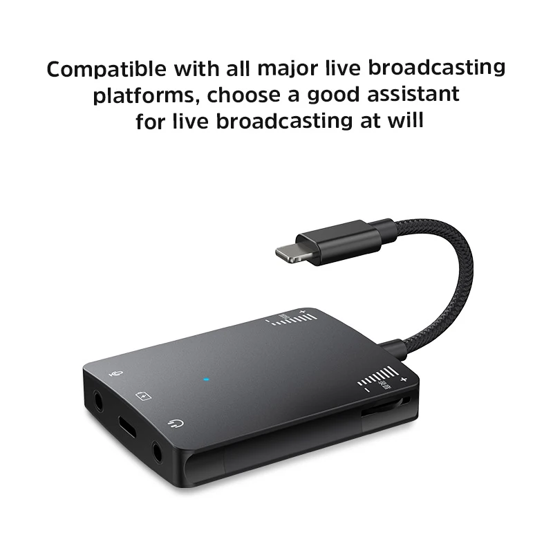 BASIKE Audio Adapter For Lightning to Dual DC 3 5mm Headphones Aux jack Phone Call Splitter Charging Adaptor For iPad For iPhone