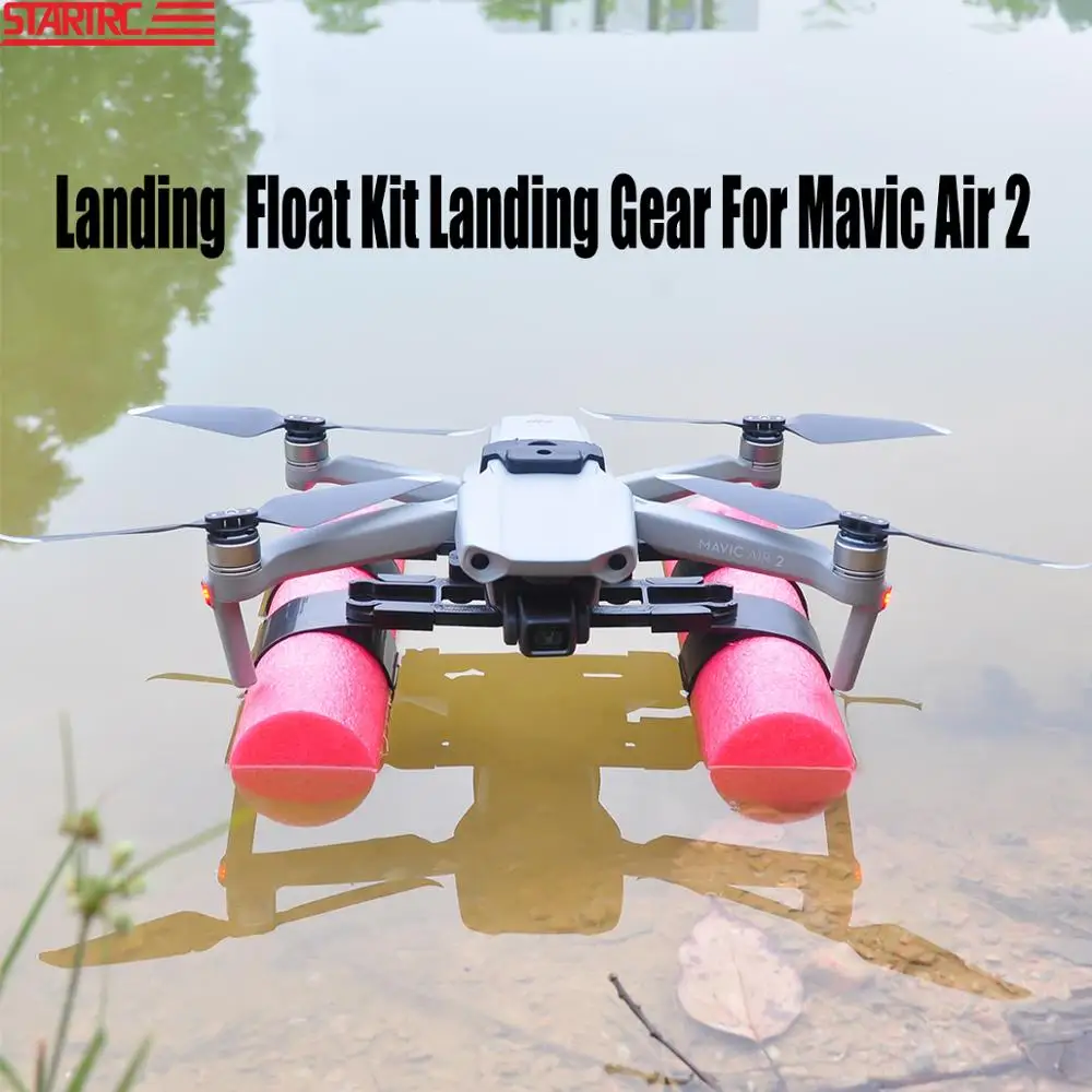 

STARTRC DJI Mavic Air 2 accessories Landing Skid Float Kit Landing Gear Landing On Water For Mavic Air 2 Drone