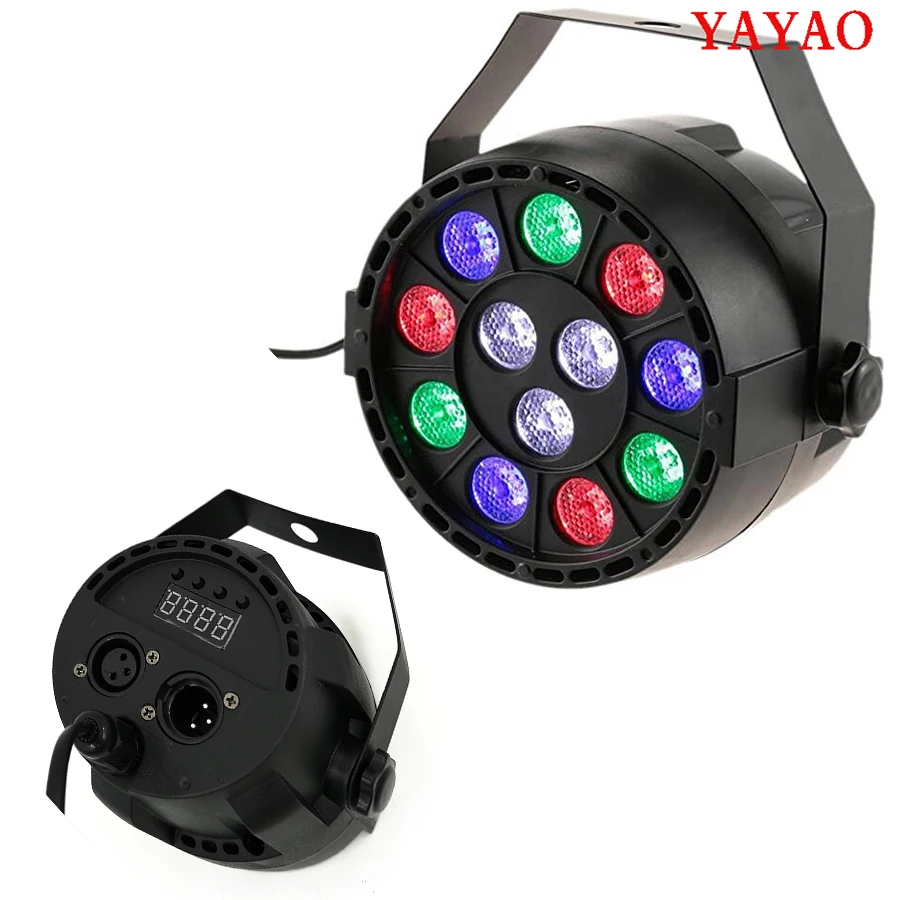 YaYaO светодиодный Rgbw12x3w DMX512 сценический светильник вечерние DJ Звук управление
